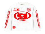 1 800 Global Long Sleeve T shirt Red/White